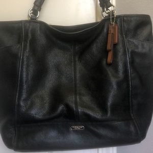 Coach Tote/Soft Black Leather